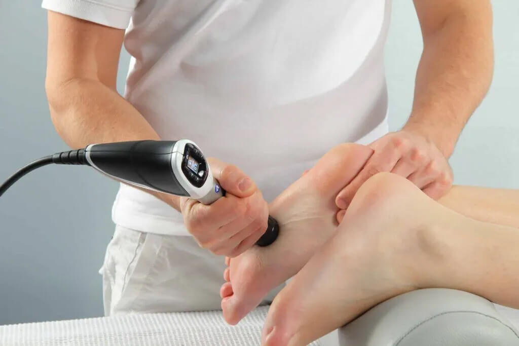 EPAT therapy treatment inside the clinic